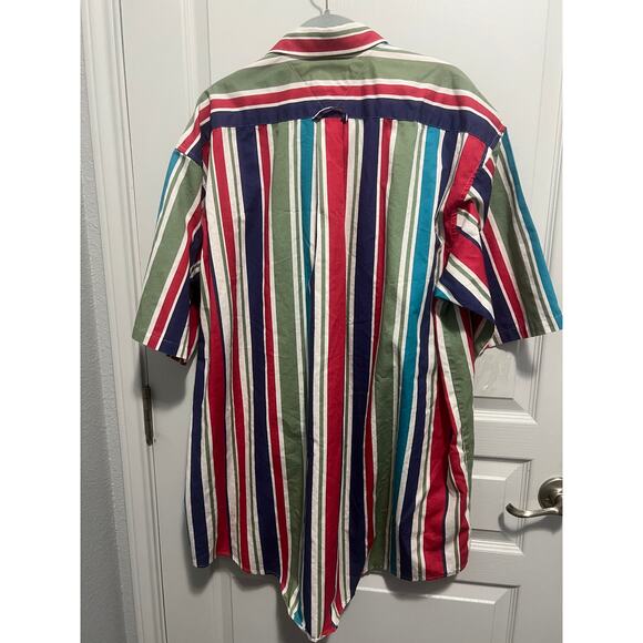 Vintage striped western shirt by Cotton Club by Block - Picture 3 of 3